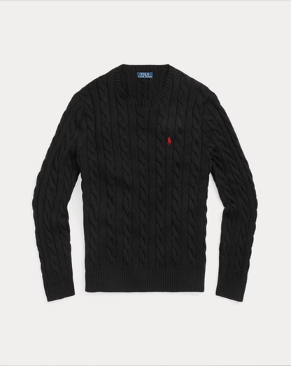 Baumwollpullover mit Zopfmuster Ralph Lauren