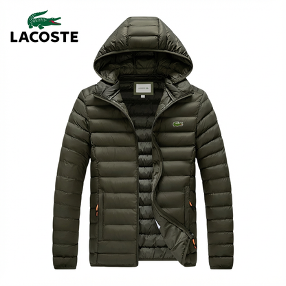 Lacoste Premium Thermo-Steppjacke mit Kapuze