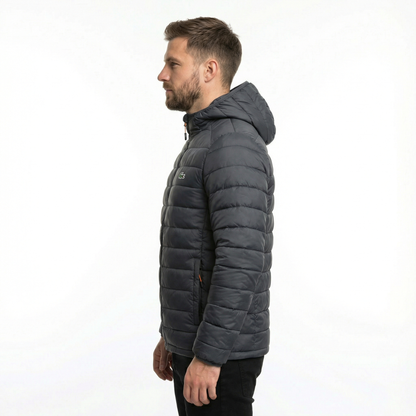 Lacoste Premium Thermo-Steppjacke mit Kapuze