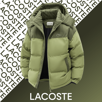 Klassische Lacoste-Winterjacke