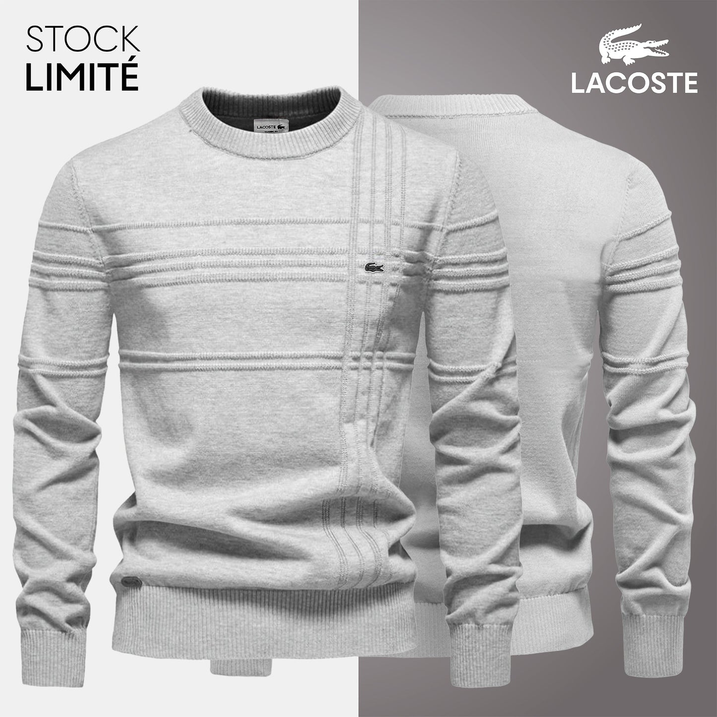 Pull Homme Texturé LC™ (DÉSTOCKAGE)